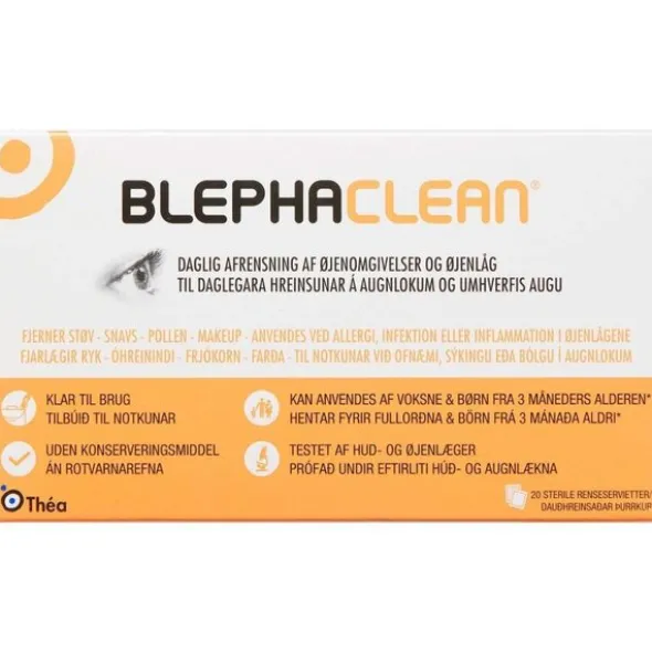 BLEPHACLEAN VÅDSERVIETTER