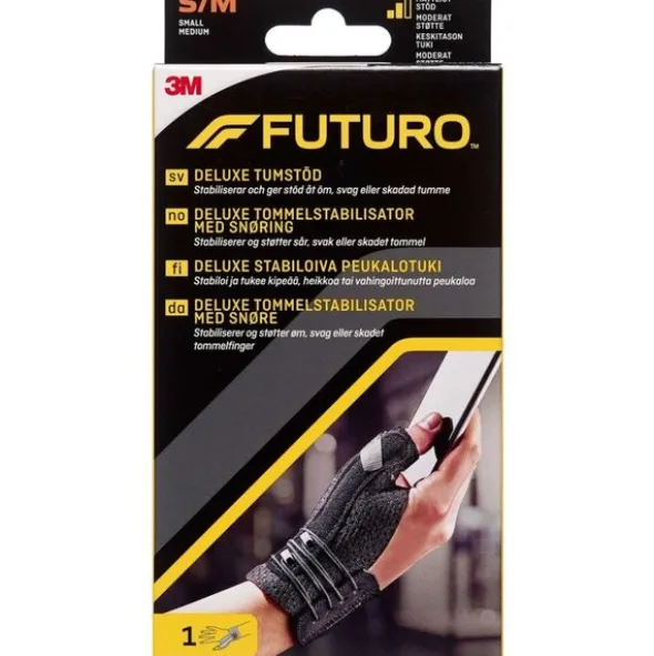 FUTURO DELUXE TOMMELSTABILISATOR (SORT S/M)
