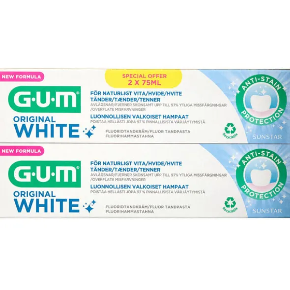 GUM ORIGINAL WHITE TANDPASTA 2