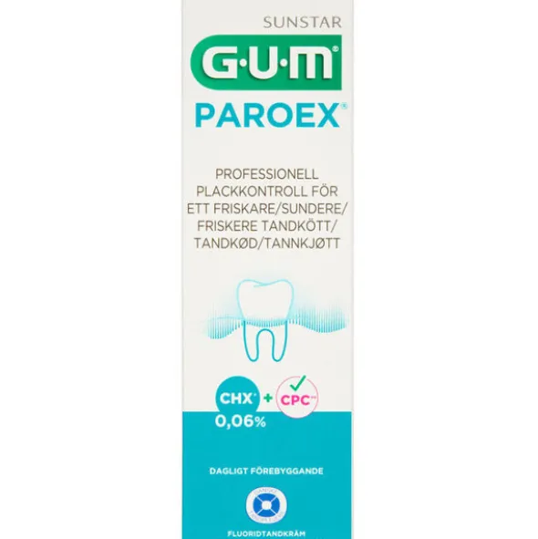 GUM PAROEX TANDPASTA 0,06 CHX