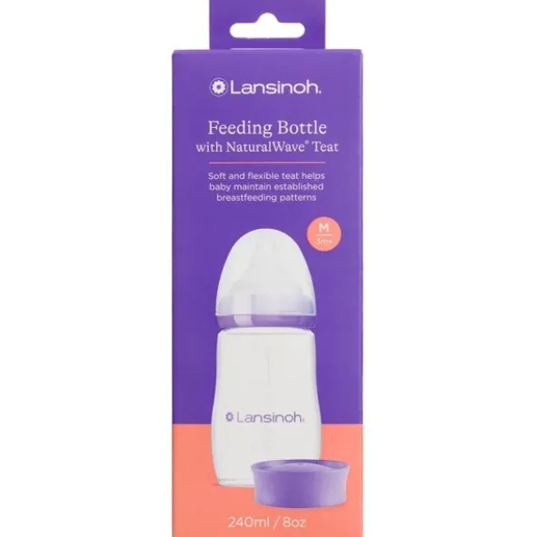 LANSINOH NATURALWAVE SUTTEFLASKE (240 ML)
