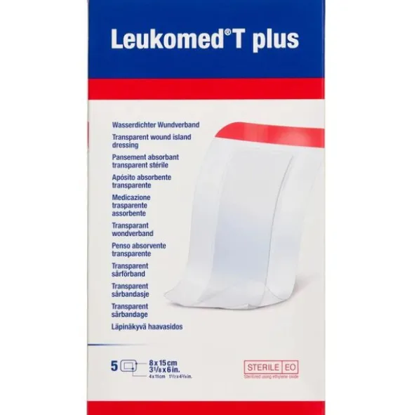 LEUKOMED T PLUS SÅRBANDAGE (8X15CM)