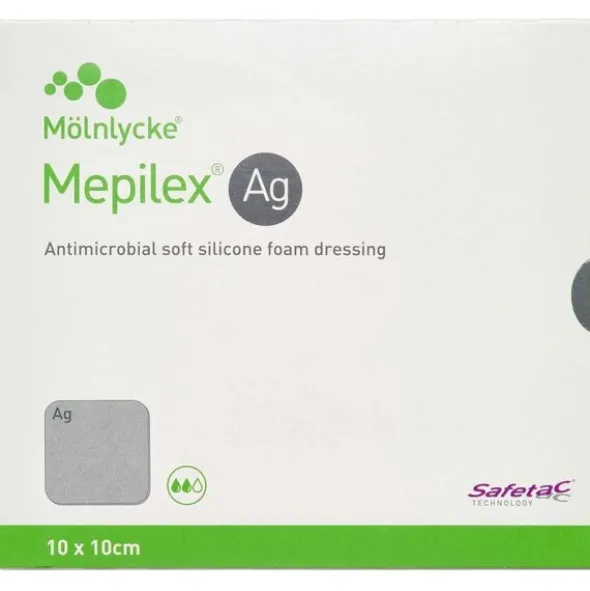 MEPILEX AG SØLV SILIKONE-SKUMBANDAGE