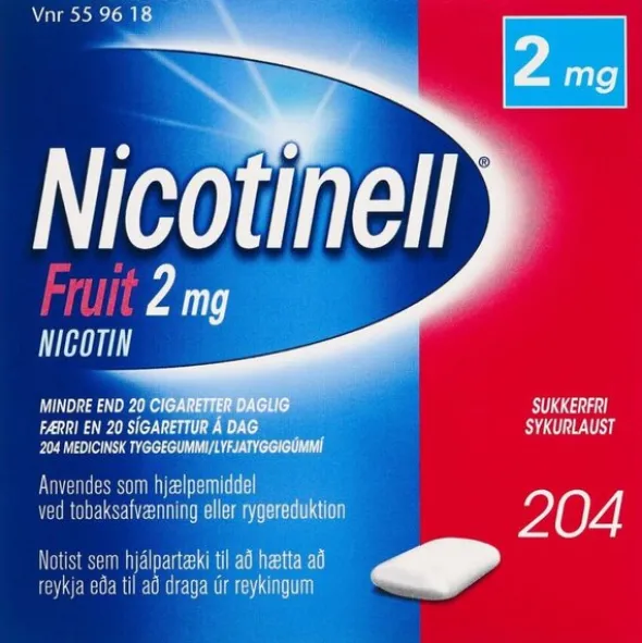 NICOTINELL FRUIT 2 MG 204 STK