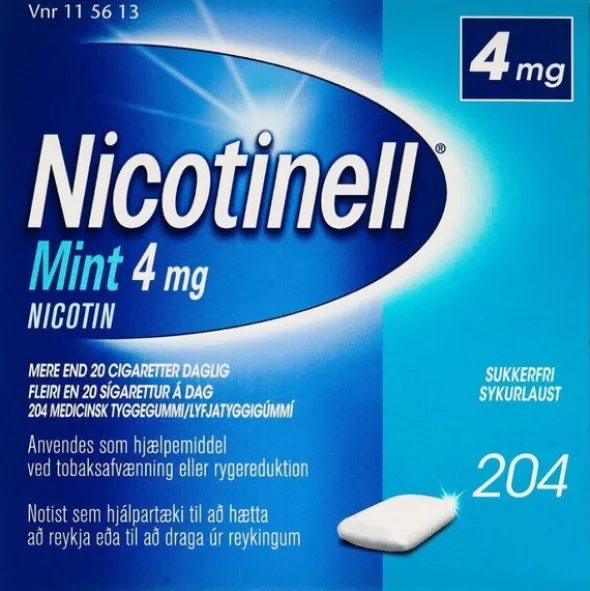 NICOTINELL MINT 4 MG 204 STK
