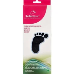 REFLEXWEAR TERAPEUTISK ANKELSTRØMPE (S/TYND/SORT)