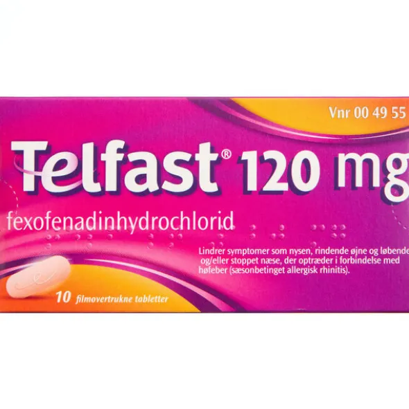TELFAST 120 MG 10 STK