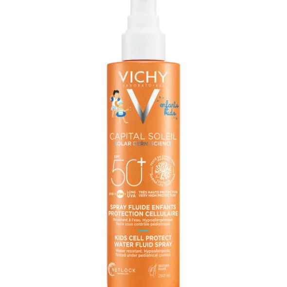 VICHY CAPITAL SOLEIL KIDS CELL PROTECT WATER FLUID SPRAY